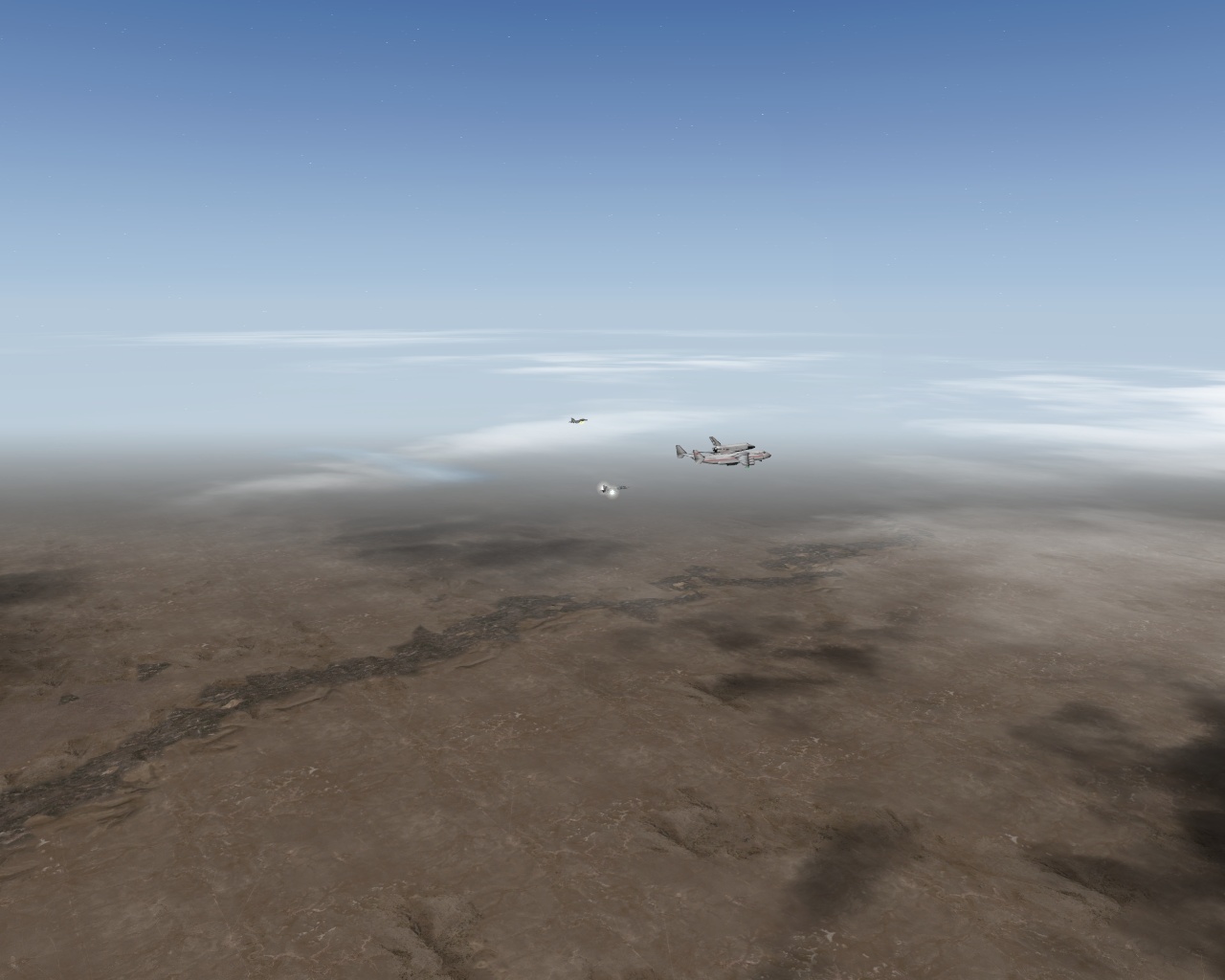 Подходим к Байконуру.