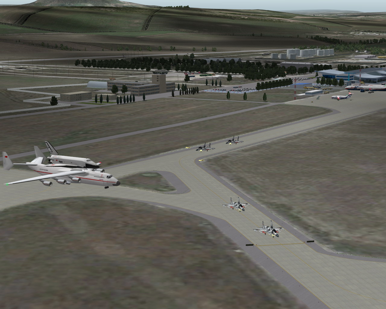 Перелёт Минеральные Воды - Байконур 9 апреля 2011